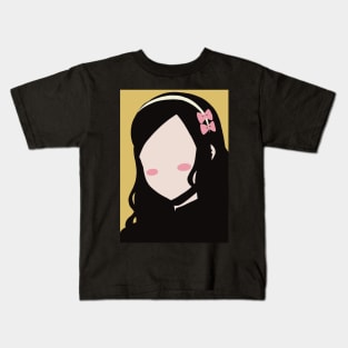 CAROL OLSTON MINIMALIST DESIGN FROM TOMO CHAN IS A GIRL ANIME Kids T-Shirt